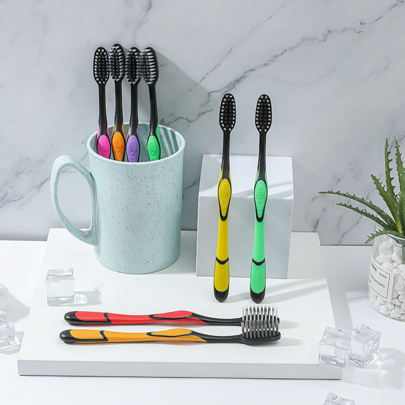 Yama model factory spot bamboo charcoal soft hair doctor single shopping mall cleaning supermarket toothbrush  stall wholesale