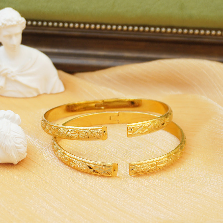 Bohemian luxury fashion women's openable 8mm bracelet, bridal wedding birthday party gift