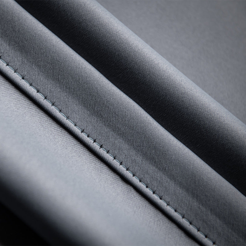 Casual thickened high-precision blackout curtain fabric hotel engineering accessible luxury fabric interlining finished curtain manufacturer wholesale