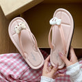 Cute cartoon catfish flip-flops women's outer wear non-slip flip-flops women's soft bottom beach shoes indoor home slippers