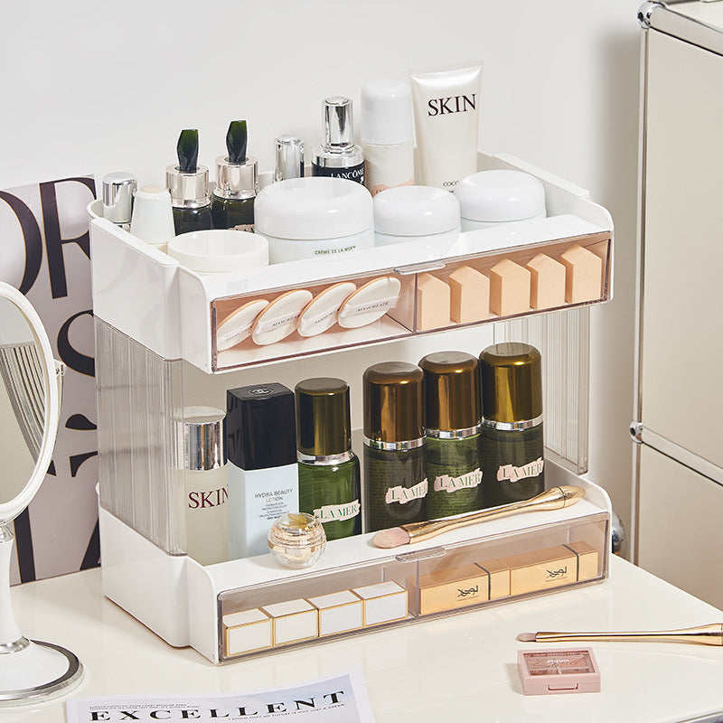 Multi-layer cup holder Multifunctional desktop storage box Coffee tea bag storage Water bar storage rack Kitchen rack