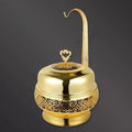 Gold stainless steel buffet warming tray - ideal for hotel, wedding banquet, and catering. ready to ship
