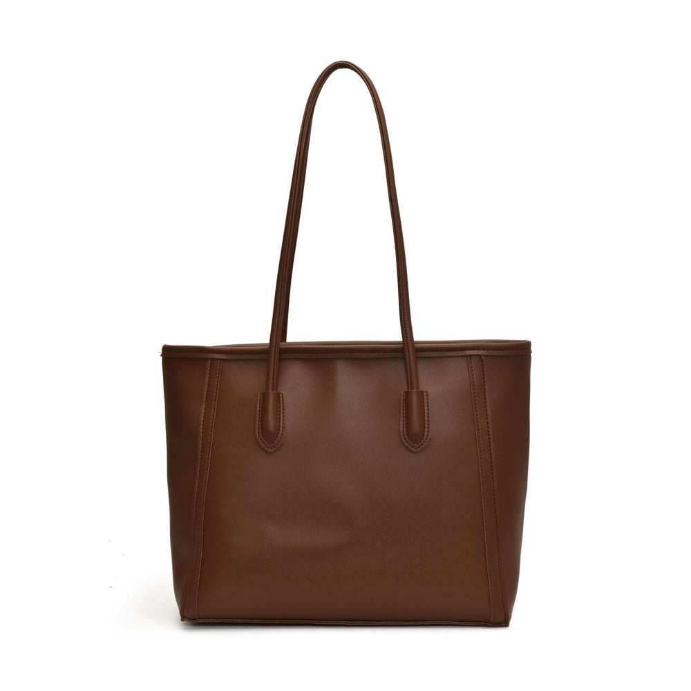 Classy texture work clothing tote bag k-styleelegant shoulder underarm bag large capacity trendynew arrivalsatchel bag for women