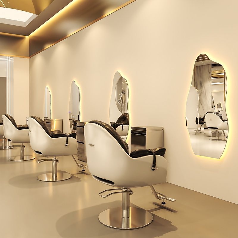 Hairdressing shop mirror table popular perm and dye hanging mirror hair salon special beauty mirror floor-standing hair cutting mirror hair salon special mirror