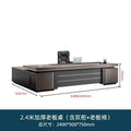 2.4m thickened boss table + chair