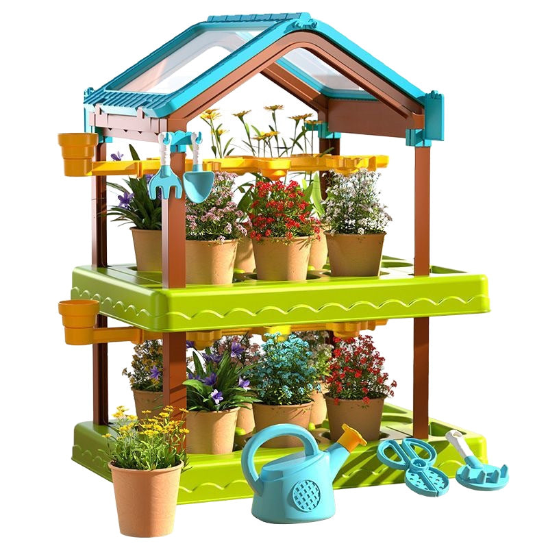 Diy sunroom planting kit for kids: science experiment set for elementary school students - educational toy for boys and girls