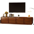 Solid wood skeleton line tv cabinet floor-standing living room small apartment for homecasual medieval style creative high-looking tv