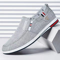 Men's youth korean style british fashion trendy men's shoes business shoes slip-on casual canvas shoes wholesale dropshipping