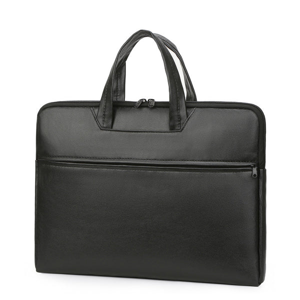Customized briefcase men's handbag business 15.6 inch casual men's file bag computer bag business trip meeting bag