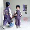 Boys' suit kids autumn sportswear  autumn new boys' early autumn clothes cool and handsome children's two-piece set
