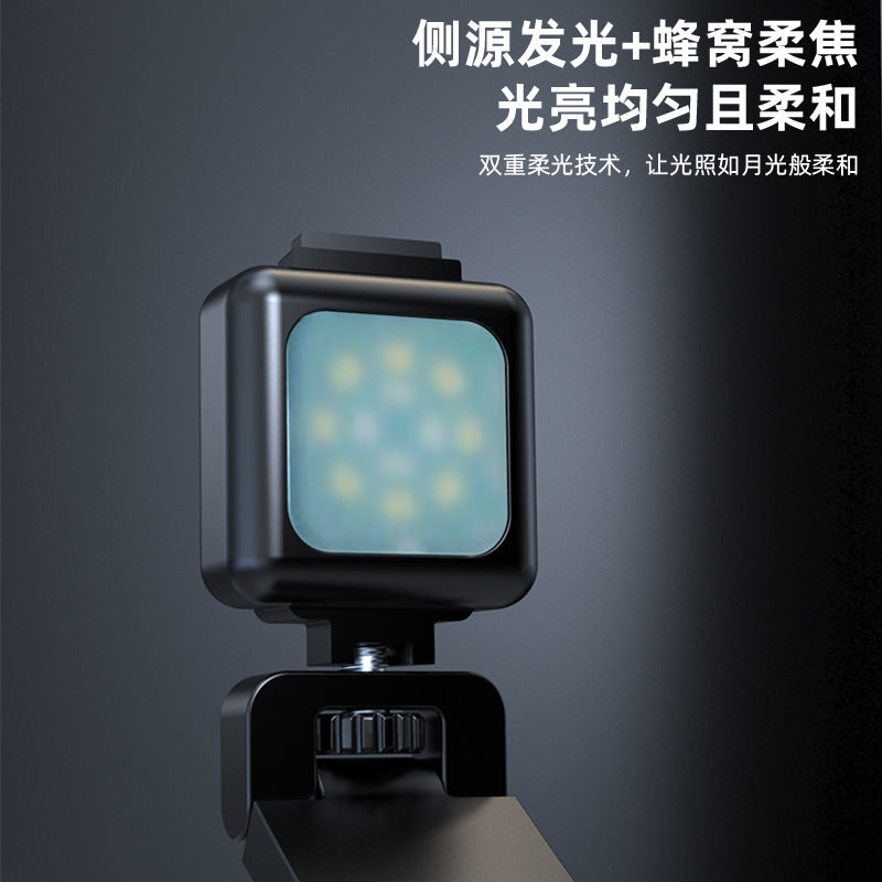 Ready-to-ship, best-selling phone fill light, portable emergency light, reading light, magnetic phone stand light