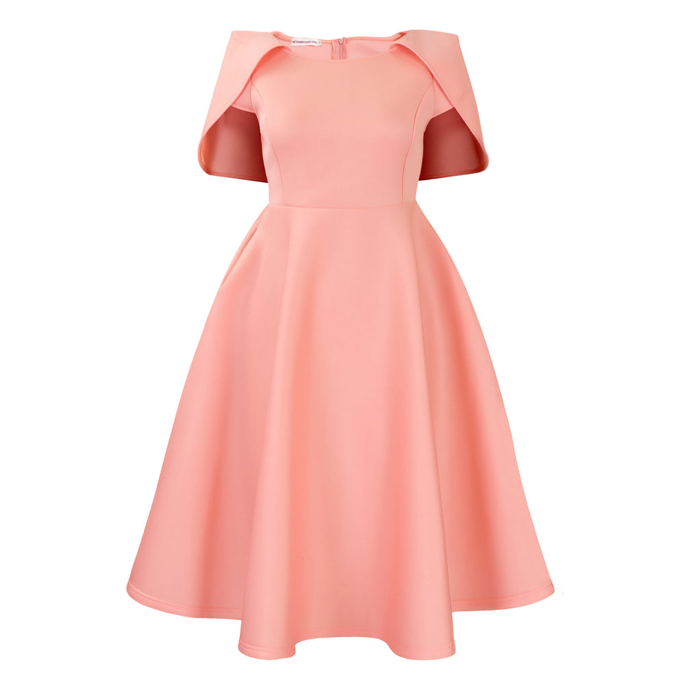 D498  new arrivalfashionelegant socialite banquet party large swing dress cloak exportdress