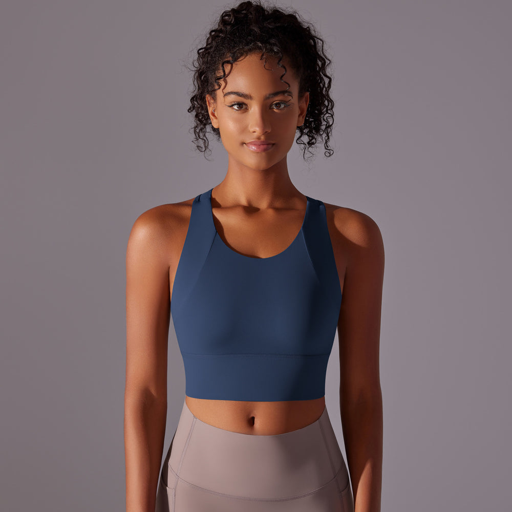 Fixed cup all-in-one sports vest julu curve sports intimates slimming look beautiful back fitness yoga wear bra for women