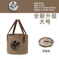 Outdoor foldable water bucket portable water bucket large capacity water tank with faucet water storage empty bucket