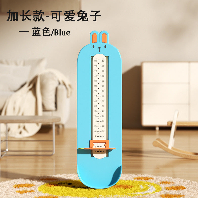 Baby foot measuring device - home use foot length & shoe insole length measurer - universal infant foot measuring tool - the ultimate shoe buying guide for kids
