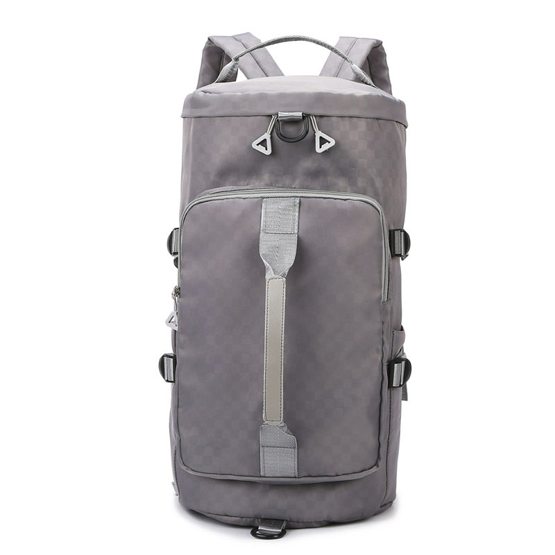 New multi-functional travel bag outdoor leisure double back luggage bag portable shoulder independent shoe compartment swimming training bag