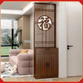 New chinoiserie screen partition living room blocking movable living room entrance partition cabinet new arrival solid wood shoe cabinet sideboard