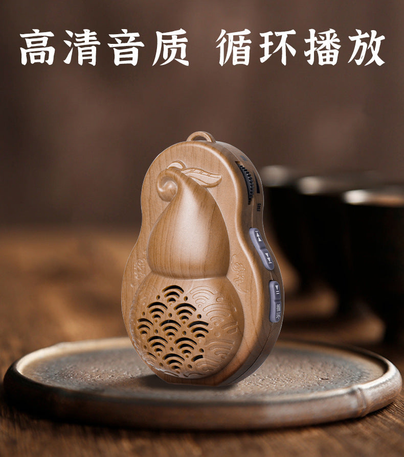 New portable card-insertable mini speaker mp3 player - easy to use, long playtime, perfect for meditation and singing