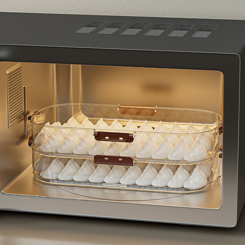 Dumpling box, special seal for household food grade freezing, quick-freezing and fresh-keeping classification, dumpling buns, refrigerator storage box