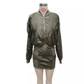 Exclusive custom link for european and american women's apparel: sexy lace-up women's skirt set