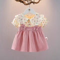 girls' summer dress - little girl baby princess dress - toddler & kids floral dress - puffy tulle skirt