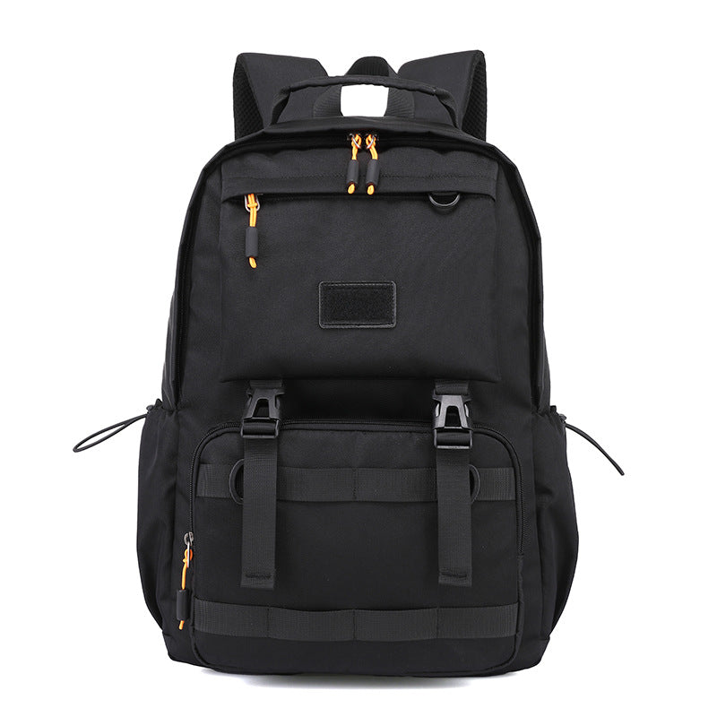 New spine protection backpack casual versatile schoolbag large capacity scratch-proof waterproof wear-resistant junior high school students