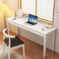 Solid wood desk office light luxury computer desk bedroom with drawer bench desk middle school student home writing desk