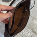 Genuine leather leopard print phone bag - cowhide suede fashion new women's bag - high-end, retro, versatile crossbody bag - trendy