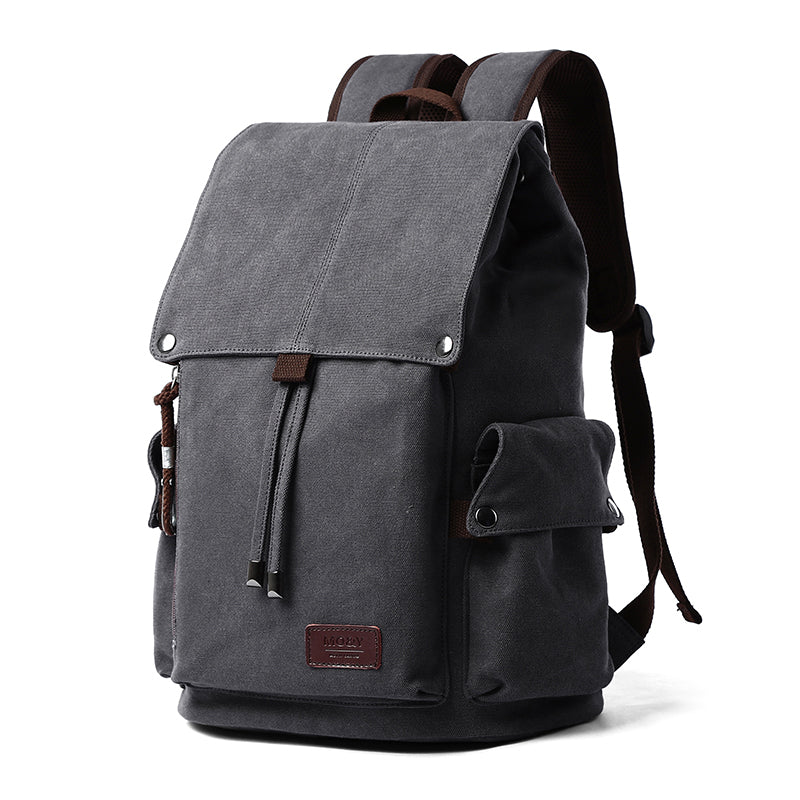 New backpack men's backpack canvas bag computer bag commuting large capacity rucksack travel bag college student schoolbag