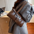 fashionretro bag women's new arrivalfall and winter atmosphere easiest for match underarm bag niche style cool and spicy style shoulder bag