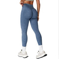 Customized seamless yoga pants, high waist, hip lifting and shaping pants, curved stereo fitness yoga pants for women 5064