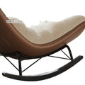 Rocking chair recliner - adult sleepable, balcony home leisure lazy sofa, living room light luxury rocking chair - 5 new