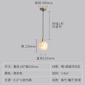 Art lamp cross-border modern simple light luxury marble bedroom bedside small chandelier entrance creative stylish designer