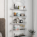 Living room bookshelf storage cabinet kids storage rack iron ultra-thin bookcase gap wall hanging for home door rear picture book shelf