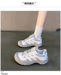 Ugly cute lightweight hiking women's casual 2026 spring and summer new arrivalthick soleeasiest for match round toe spring sports dad shoes for women
