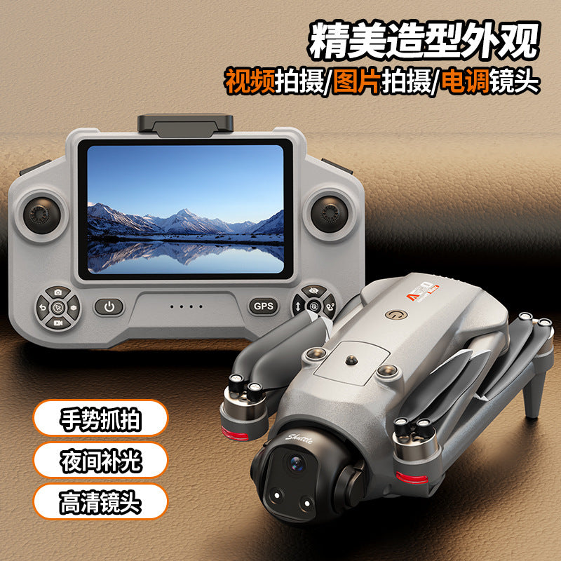 Ae20 drone gps return-to-home hd aerial photography aircraft with obstacle avoidance, altitude hold, and airdrop 4.5inch screen remote control aircraft
