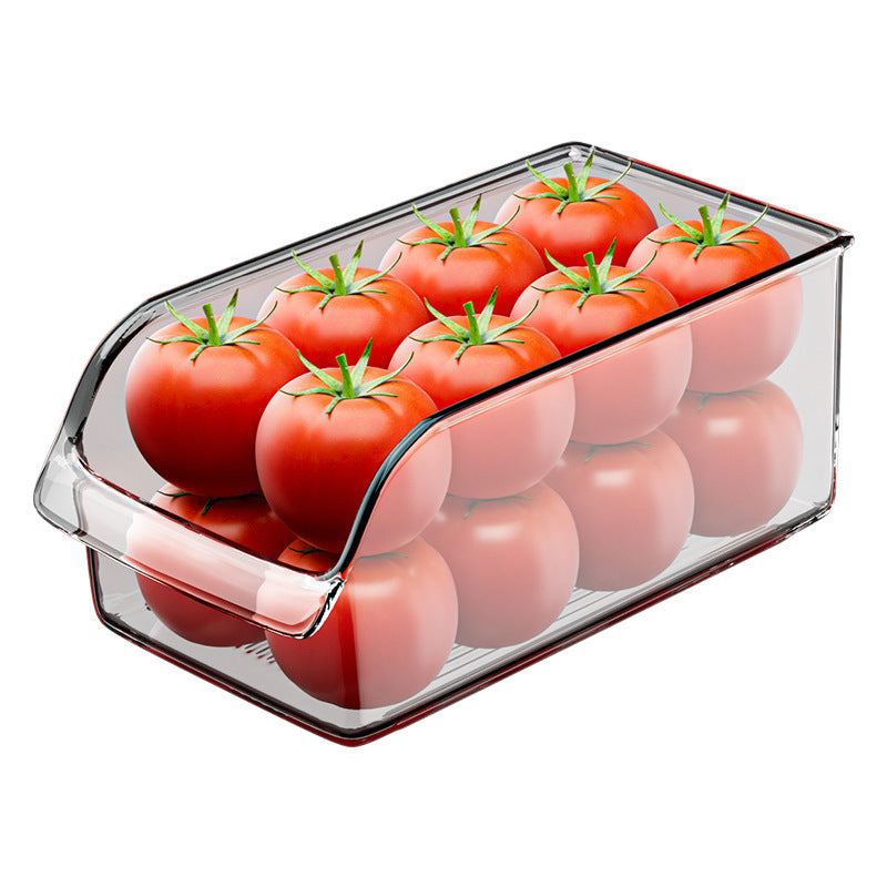 Refrigerator organizer drawer - food-grade kitchen storage box for vegetables, eggs, and freezer - the ultimate kitchen gadget