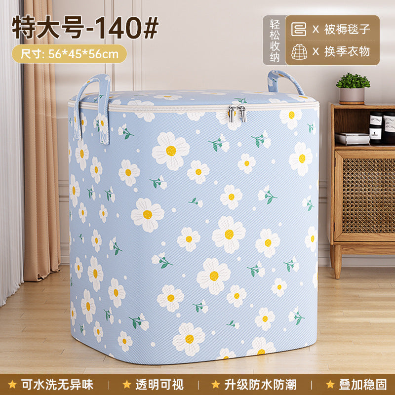 Quilt storage bag, quilt packing and finishing, household large-capacity waterproof and moisture-proof clothes, clothing moving and packing artifact