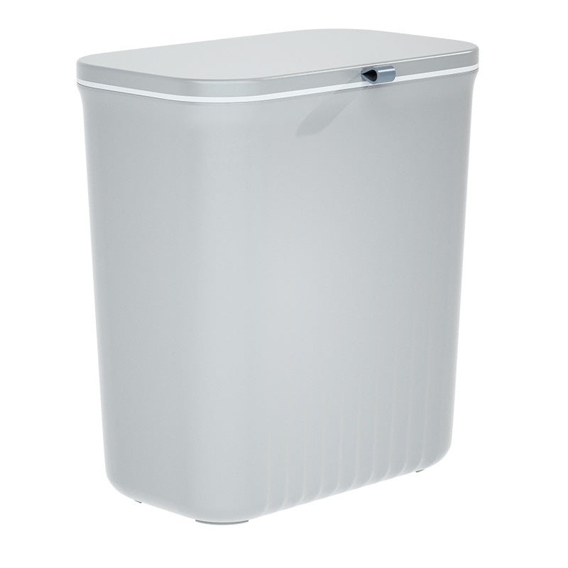 Bathroom trash can toilet for home with lid wall-mounted slit kitchen special bucket bathroom flip-top cylinder