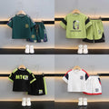 Boys' short-sleeve set: new  collection - breathable, cool, and casual two-piece outfit for toddlers and young children. wholesale children's clothing for export