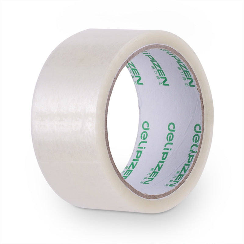 Deli 33675 transparent packing tape 45mm wide tape sealing glue express sealing tape wholesale