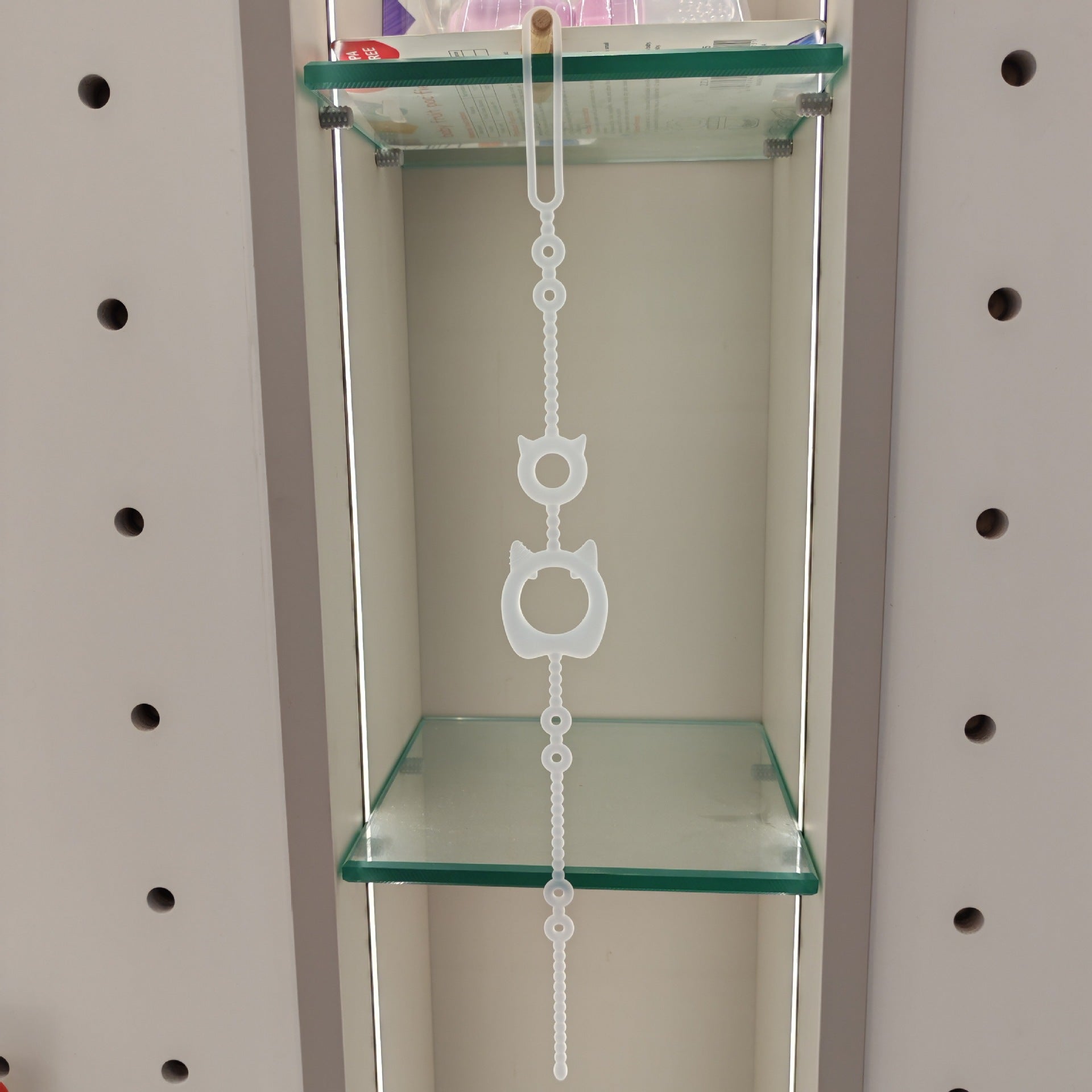 Directly from the manufacturer, infant pacifier silicone chain buckle pacifier chain clip, infant silicone anti-drop chain