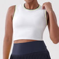 Summernew arrival breathable racer vest women's sports tops beautiful back yoga vest running tennis uniform tops women