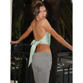 Ins european and american clothing  summernew arrivalfashionsexybackless polka dot haltereleganteasiest for matchshorttops