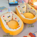 Ins style lazy sofa tatami floor cartoon for home reading cushion futon kids bay window bedroom seat