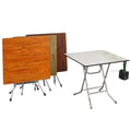 Rental house square foldable dining table stall for home dining table mahjong table for home square table simple foldable table