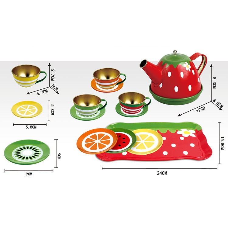 children's simulation tea set, food, dessert, cake, coffee, tea break, afternoon tea, girl's play house gift