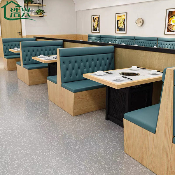 Western Restaurant Catering Hot Pot Restaurant Wall Storage Card Seat Cafe Noodle Restaurant Snack Burger Shop Card Seat Sofa Commercial
