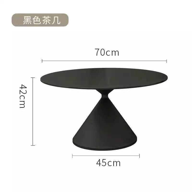 Cream style coffee table for homenormcore living room small apartment modern casualclassy round coffee table