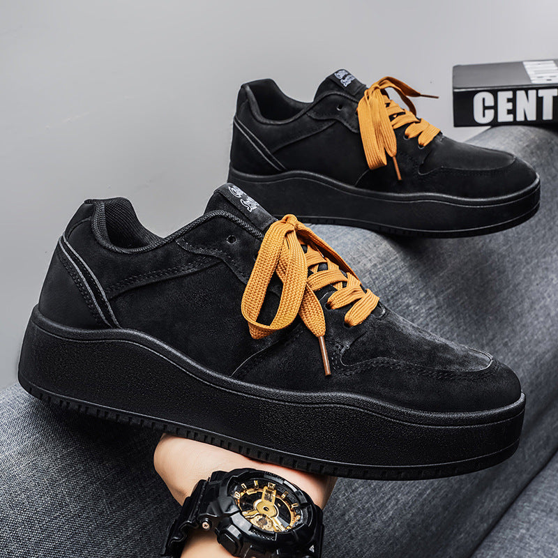 Sneakers 2026 spring new arrivalplaid soft bottom men's shoes retroabrasion resistanttrendyeasiest for match lightweight sports casual sneakers